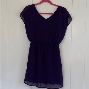 Lush flutter sleeve dress